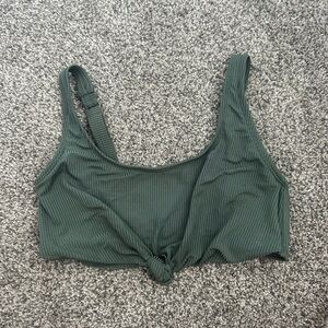 SO beans green bikini top
